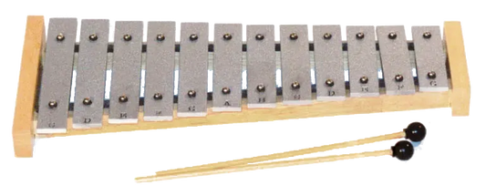 Mitello 12 Note Diatonic Glockenspiel with Beaters C3-G4 ED563