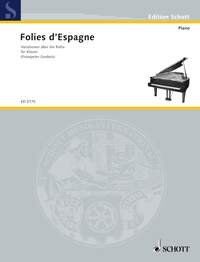 Folies d'Espagne Variations of La Folia for Piano by Schott Music, 36 Pages