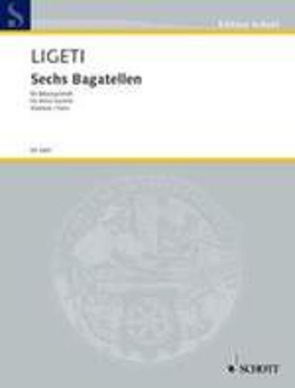 Ligeti - 6 Bagatelles Wind Quintet Set Of Parts (Set Of Parts) Book