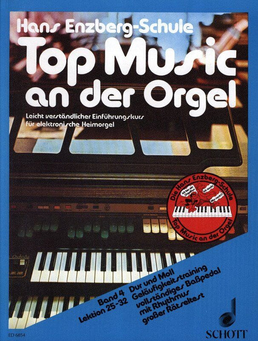 Enzberg - Top Music an der Orgel Vol 4, Schott Music, 96 Pages, Organ