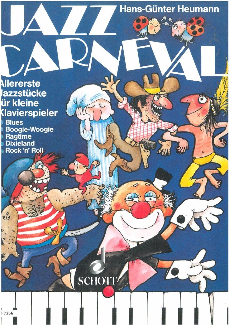 Heumann - Jazz Carnival for Piano by Hans-Guenter Heumann, 24 Pages, Schott Music