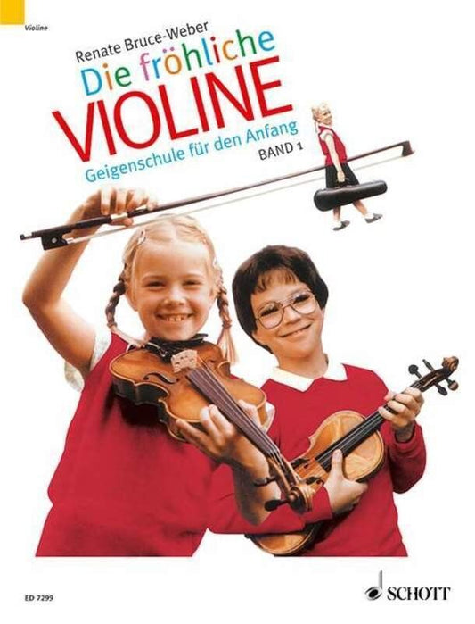 Merry Violin Method & Performance Book Volume 1 by Schott Music - Violin Instruction and Play Pieces, 160 Pages, Series: Die frhliche Violine