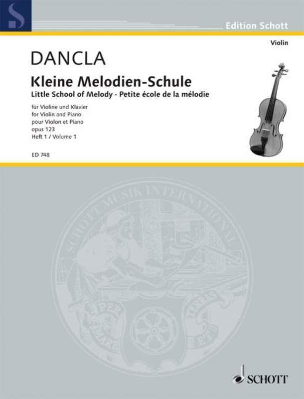 DanClarinet - Little School Melody Op 123 Vol 1 Violin/Piano (Softcover Book)