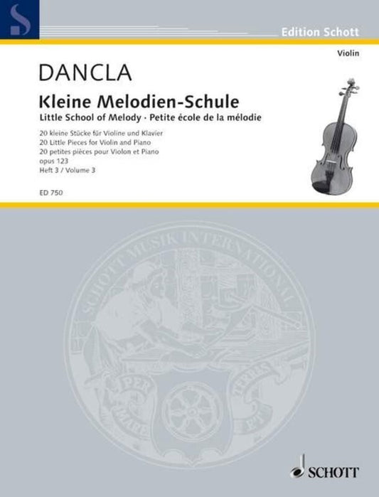 Little Melody School Op 123 Book 3 No 13-20 Violin Pn (Softcover Book)