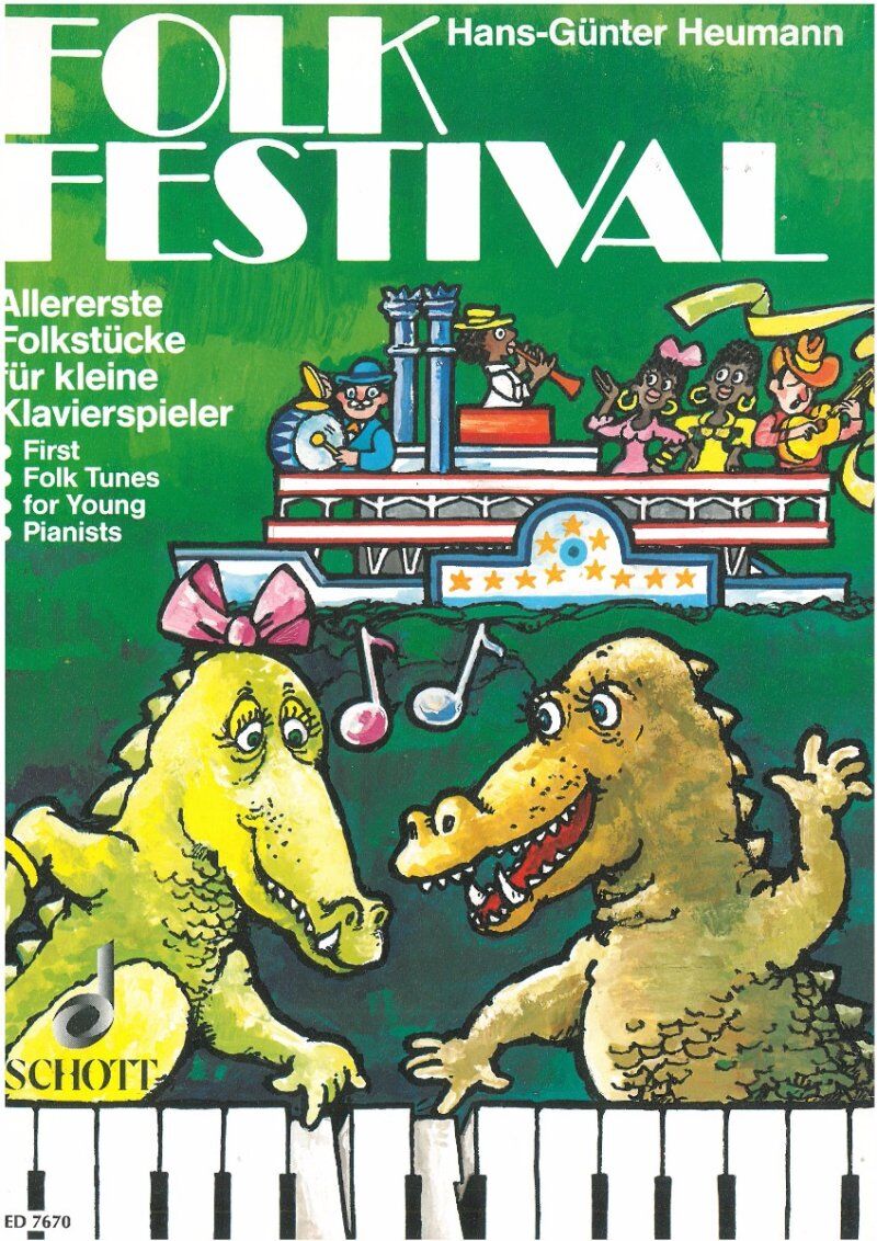 Heumann Folk Festival First Folk Tunes for Young Pianists - Piano Music, 24 Pages, Schott Music