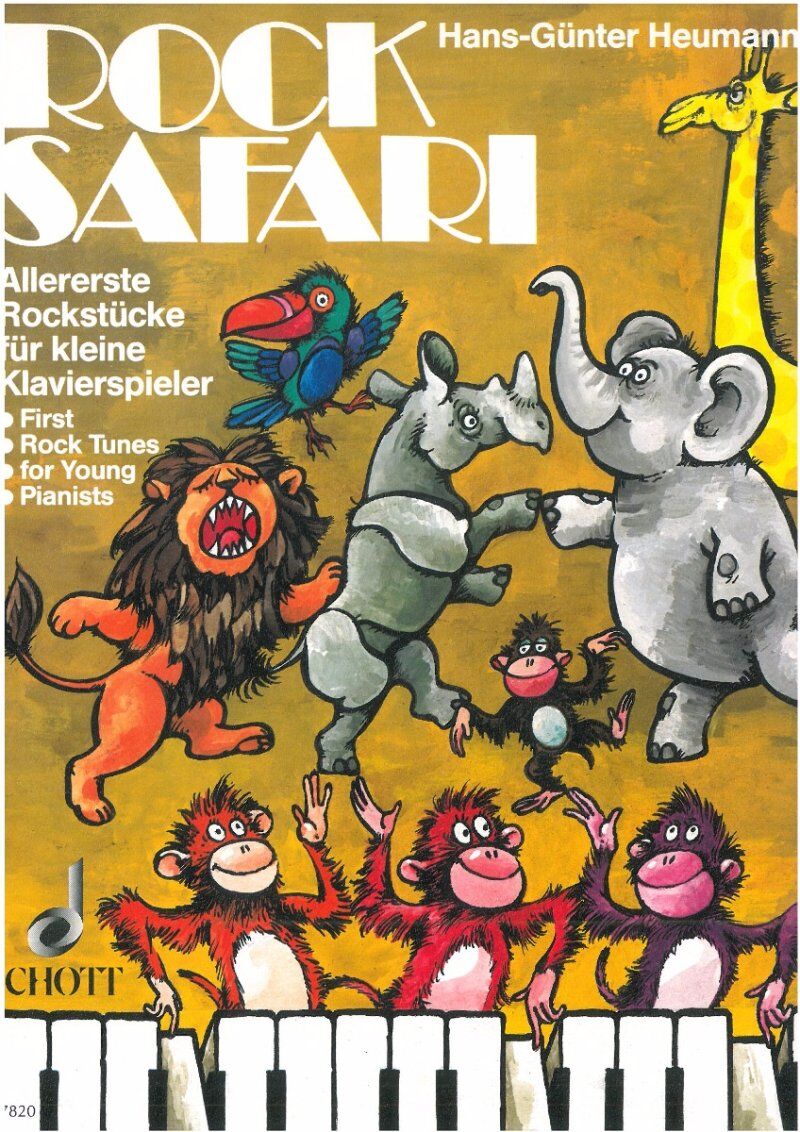 Heumann Rock Safari First Rock Tunes for Young Pianists by Hans-Guenter Heumann, Schott Music, 22 Pages