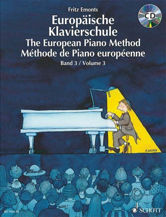 European Piano Method Book 3 Softcover Book/CD