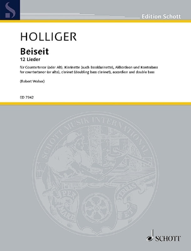 Holliger - Beiseit Full Score