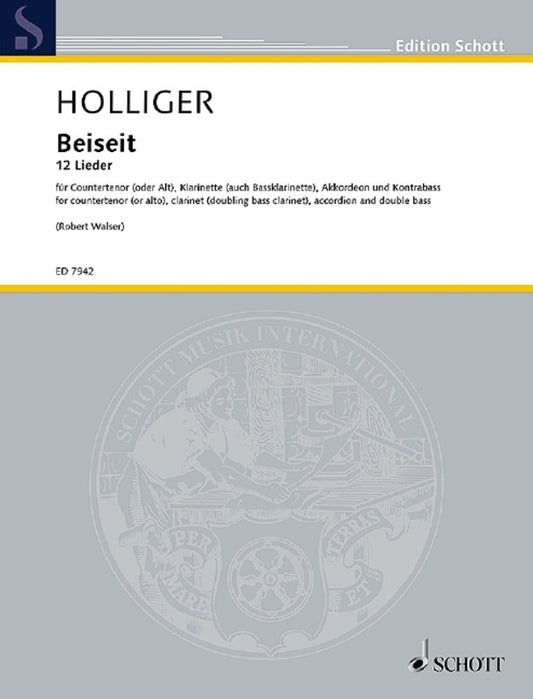 Holliger - Beiseit Full Score