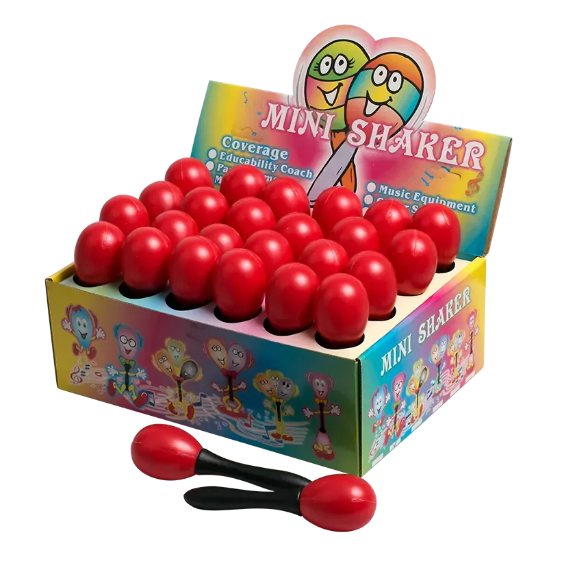 CPK ED810 Egg Handle Maracas Display (16 Pairs)