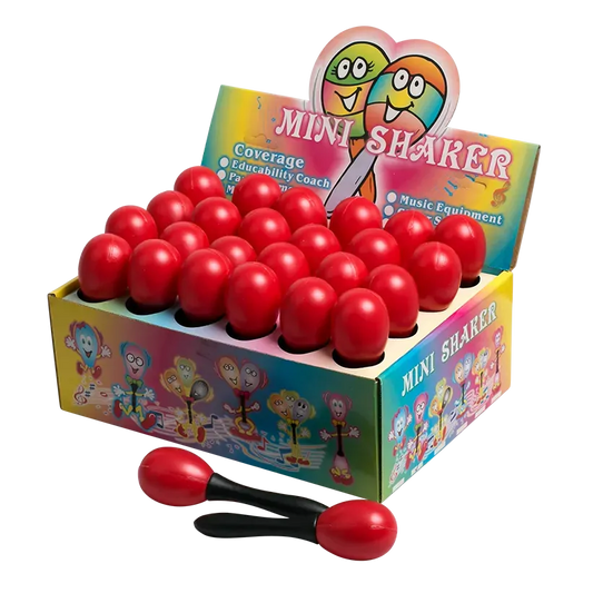CPK ED810 Egg Handle Maracas Display (16 Pairs)
