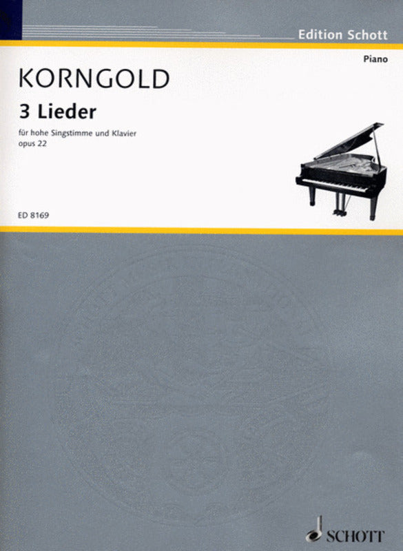 Songs 3 Op 22 Book