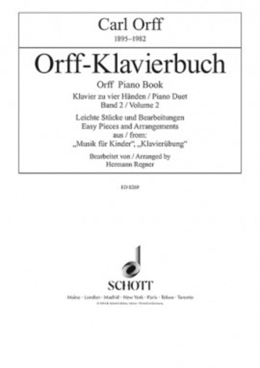 Orff Piano Book Duet Book 2