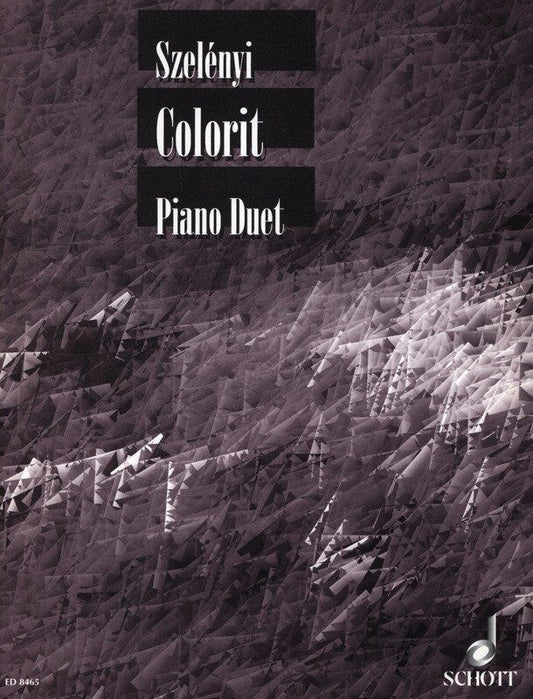 Szelényi - Colorit Suite for Piano Duet, 16 Pages, Schott Music