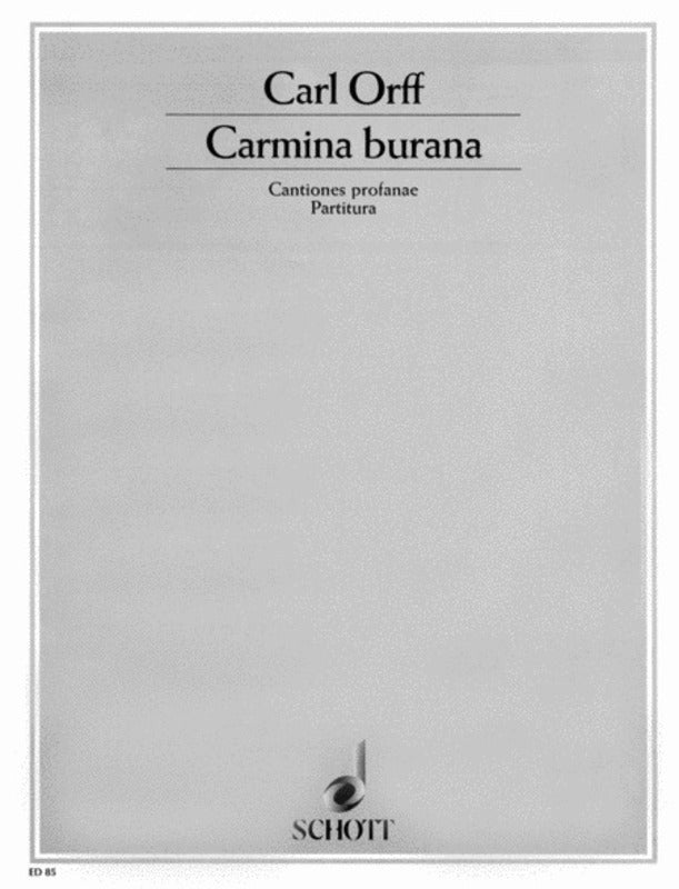 Carmina Burana Full Score