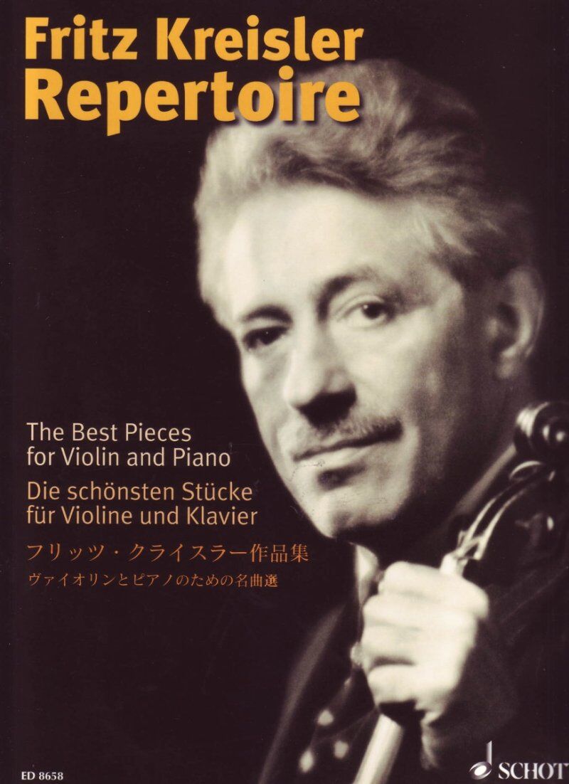 Fritz Kreisler Repertoire Best Pieces for Violin/Piano Vol 1