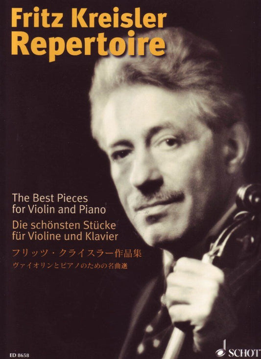 Fritz Kreisler Repertoire Best Pieces for Violin/Piano Vol 1