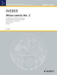 Weber - Missa Sancta No. 2 G Major Full Score, 140 Pages, Publisher Schott Music