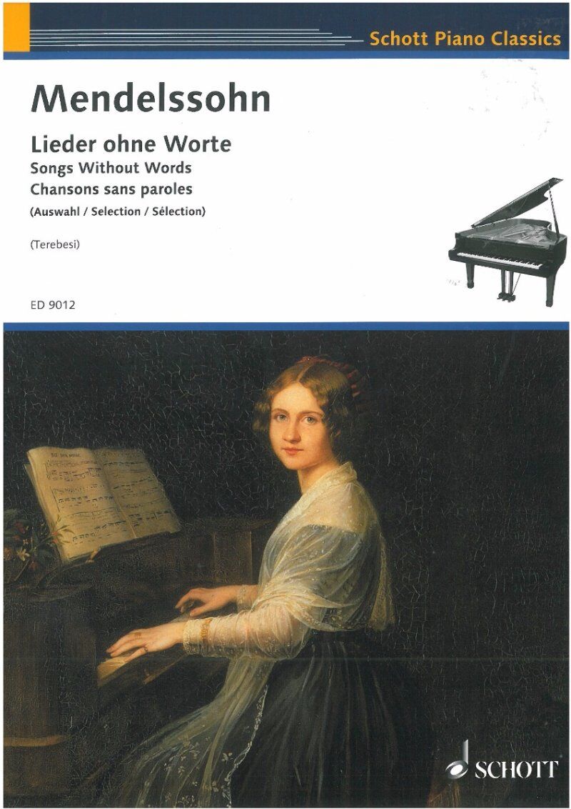 Songs Without Words Selection by Felix Mendelssohn Bartholdy, Piano, 64 Pages, Published by Schott Music
