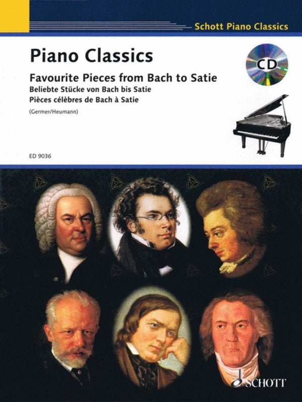 Favourite Pieces Bach To Satie Book/CD