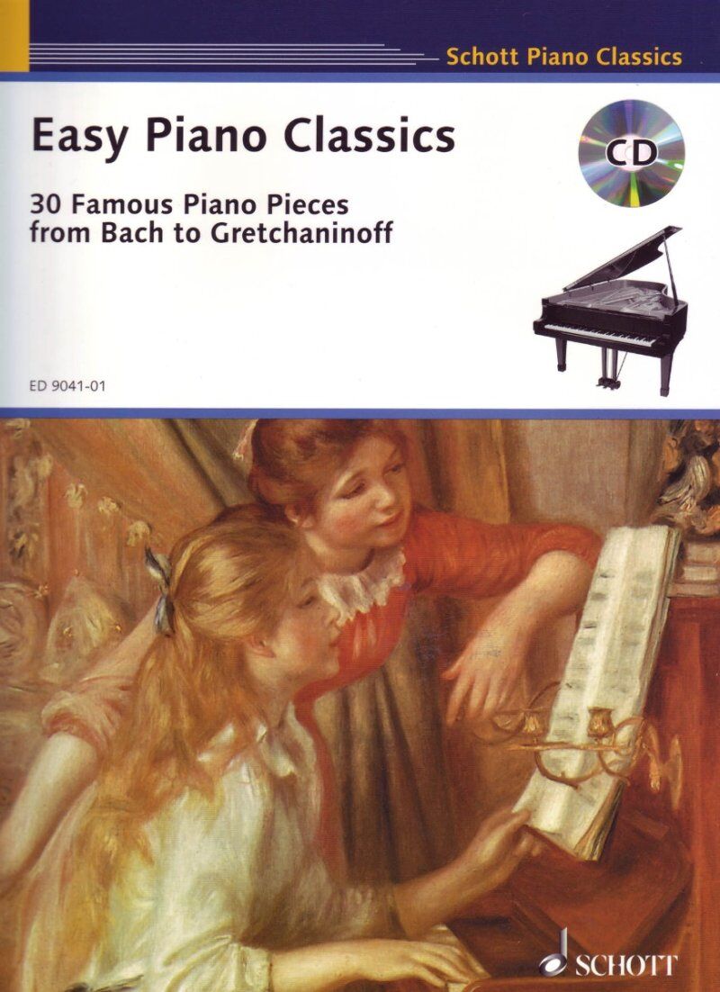 Easy Piano Classics: 30 Famous Pieces from Bach to Gretchaninoff