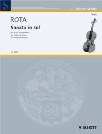 Sonata for Viola and Piano by Nino Rota, Schott Music, 35 Pages