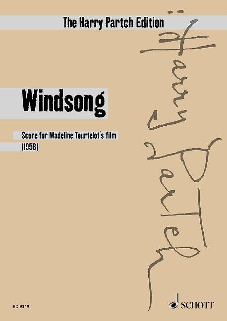 Harry Partch: Windsong — Ensemble Study Score (Schott Music)