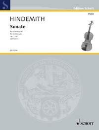 Violin Sonata Op. 11 No. 6 by Paul Hindemith, Schott Music, 16 Pages, Grade 7-8