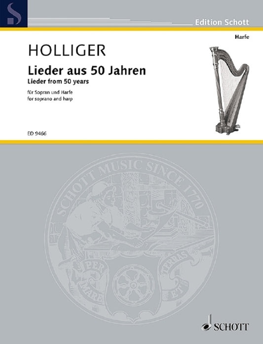 Holliger - Lieder From 50 Years Soprano/Harp