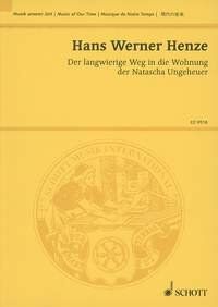Henze - Der Langwierige Weg in Die Wohnung Study Score by Schott Music, 126 Pages