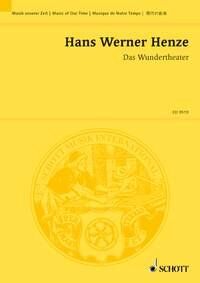 Henze - Das Wundertheater Study Score, 1964 Revised Version, 162 Pages, Schott Music