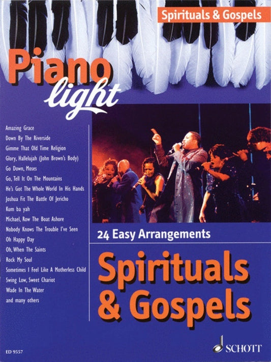 Piano Light Spirituals And Gospels Book