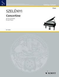 SZELENYI - Concertino for 2 Pianos, 4 Hands, 52 Pages, Published by Schott Music