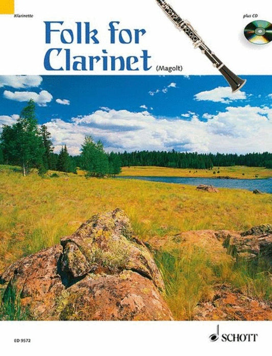 Folk For Clarinet Book/CD Ed Magolt Book