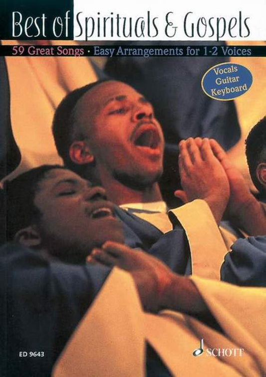 Best Of Spirituals And Gospels 1-2 Voices Melody Edition Book