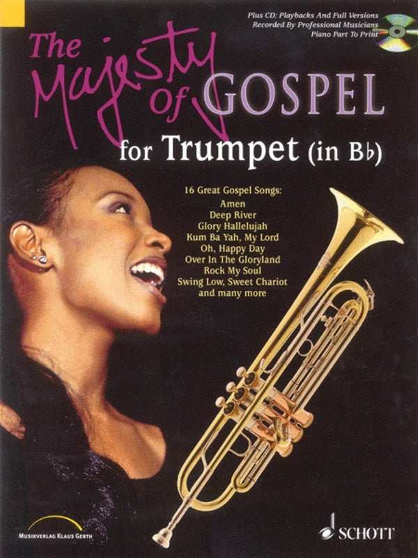 Majesty Of Gospel Trumpet In B Flat Book/CD Book