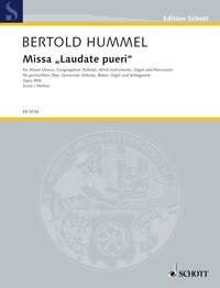 Hummel - Missa Laudate Pueri Op 98b Full Score by Schott Music, 84 Pages