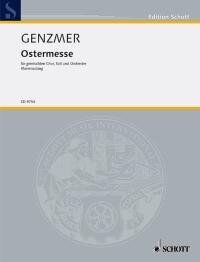 Genzmer - Ostermesse GeWV 3 (Easter Mass) Vocal Score, 148 Pages, Schott Music