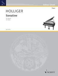 Holliger - Sonatina for Piano, 16 Pages, Publisher: Schott Music, Composer: Heinz Holliger