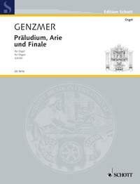 Genzmer - Prelude Aria and Finale for Organ, 16 Pages, Schott Music