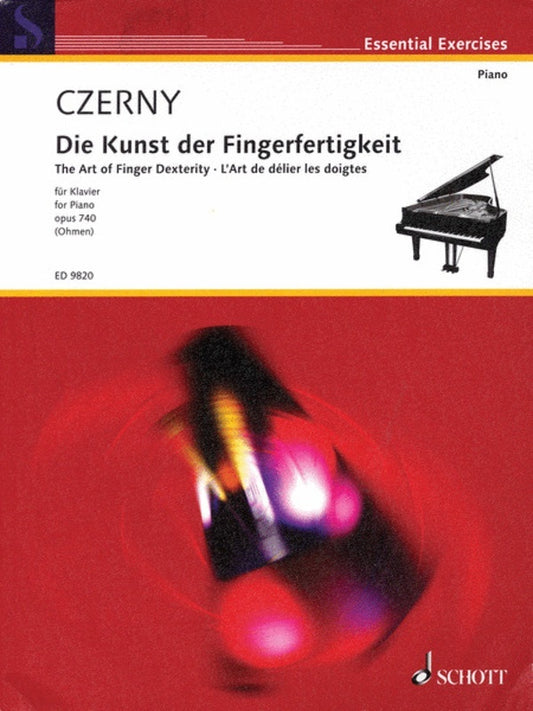 Art Of Finger Dexterity Op 740 Comp Ed Ohmen Book