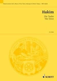 Hakim - The Dove for Tenor/String Orchestra Study Score by Naji Hakim, Schott Music, 18 Pages