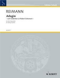 Reimann Adagio for String Quartet for Cello and Viola, Schott Music, 24 Pages