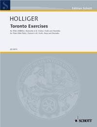 Holliger - Toronto Exercises for Flute, Clarinet, Violin, Harp, Marimba