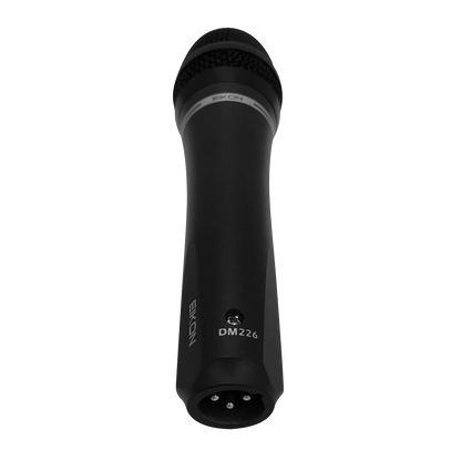 Eikon DM226 Vocal Dynamic Microphone with Bag & Clip, Cardioid, Frequency Response 50-15000 Hz, 3 Pin XLR Male Connector — view 3