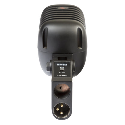 Eikon DM55V2RDBK Vintage Professional Vocal Dynamic Microphone Satin Black & Red — view 6