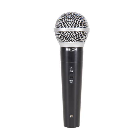 Eikon DM580LC Dynamic Vocal Microphone with On/Off Switch, Cable & Clip, Cardioid Pattern, 70-14000 Hz Frequency Response
