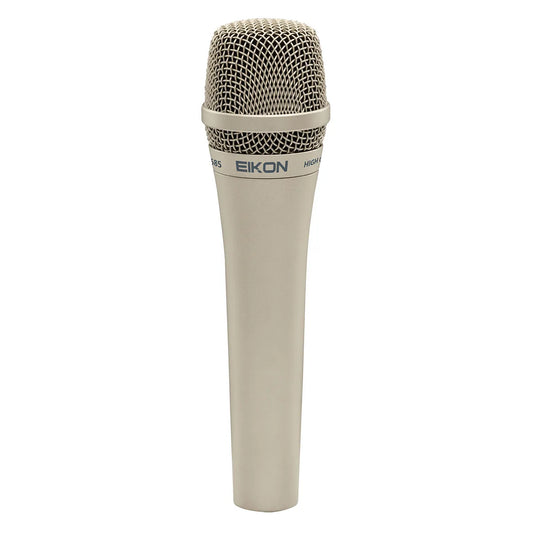 Eikon DM585 Professional Vocal Dynamic Microphone with Clip, Cardioid Polar Pattern, Frequency Response 50-17000 Hz, 135 dB Max SPL, XLR Connector