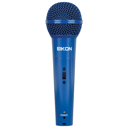 Eikon DM800 Vocal Dynamic Microphone with 4.5m XLR Cable - Cardioid, Flat Frequency Response, ON/OFF Switch