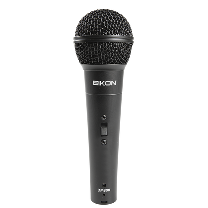 Eikon DM800 Vocal Dynamic Microphone with 4.5m XLR Cable, Cardioid Polar Pattern, 60-14000 Hz Frequency Response